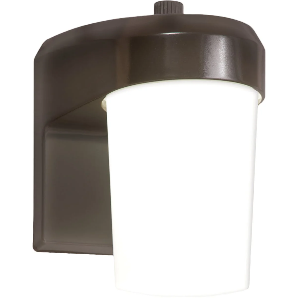 Smooth Halo Bronze Dusk To Dawn LED Patio Light Fixture Excellent