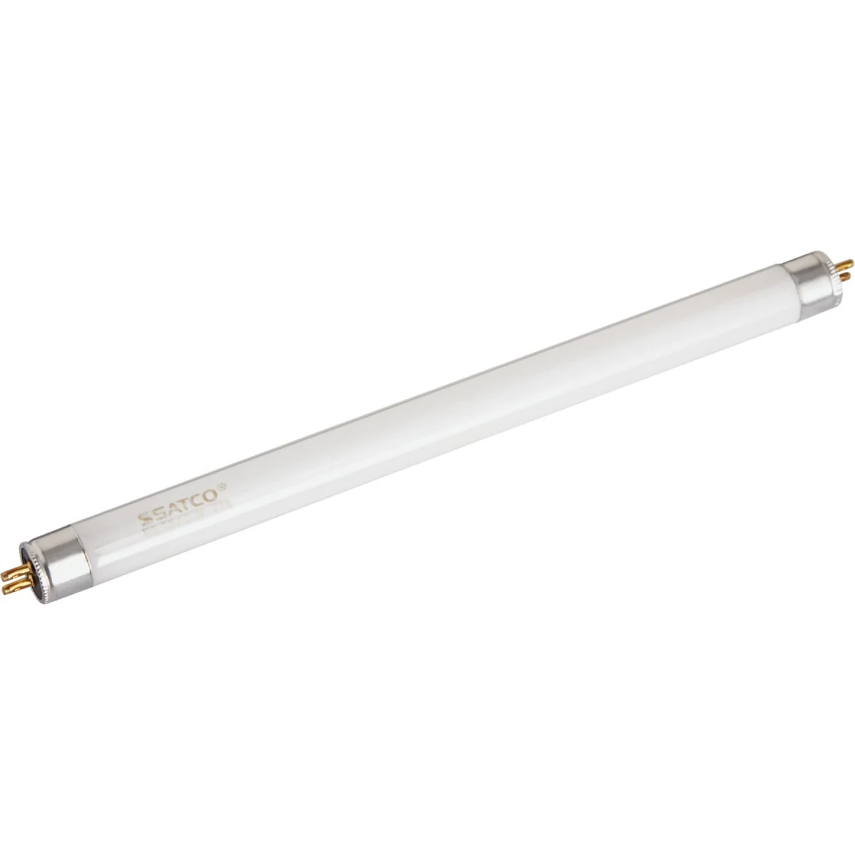 First-Class Satco 6W 8.9 In. Cool White T5 Miniature Bi-Pin Preheat Fluorescent Tube Light Bulb Soft