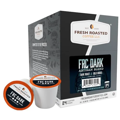 Responsible FRC Dark K Cup Pods for Keurig Brewers 24 Count Carefully Designed