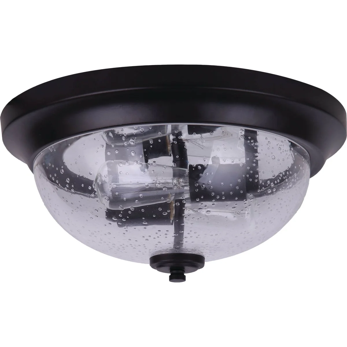 Classic Home Impressions 13 In. Oil Rubbed Bronze LED Flush Mount Ceiling Light Fixture Optimized