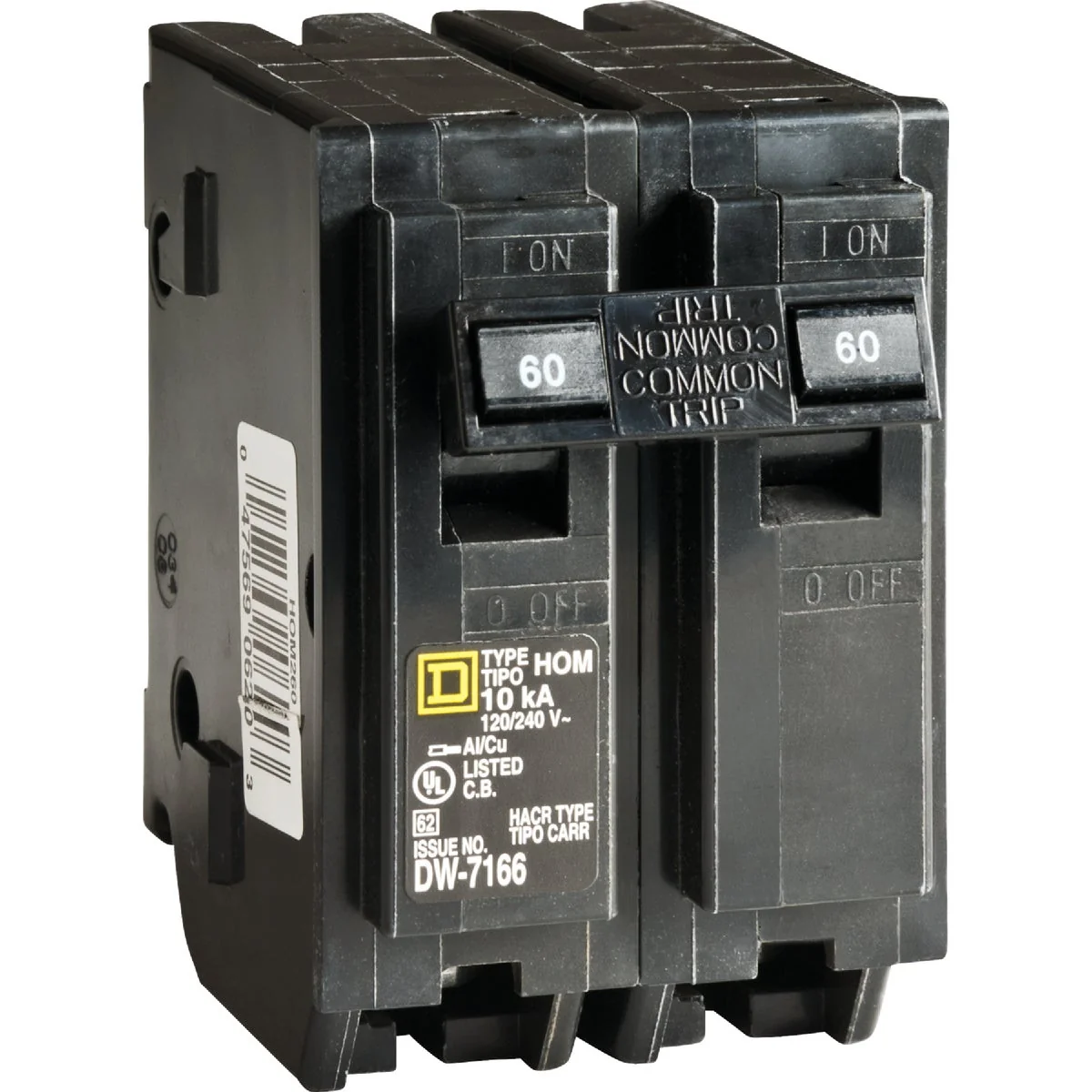 Consistent Square D Homeline 60A Double-Pole Standard Trip Circuit Breaker Trendy