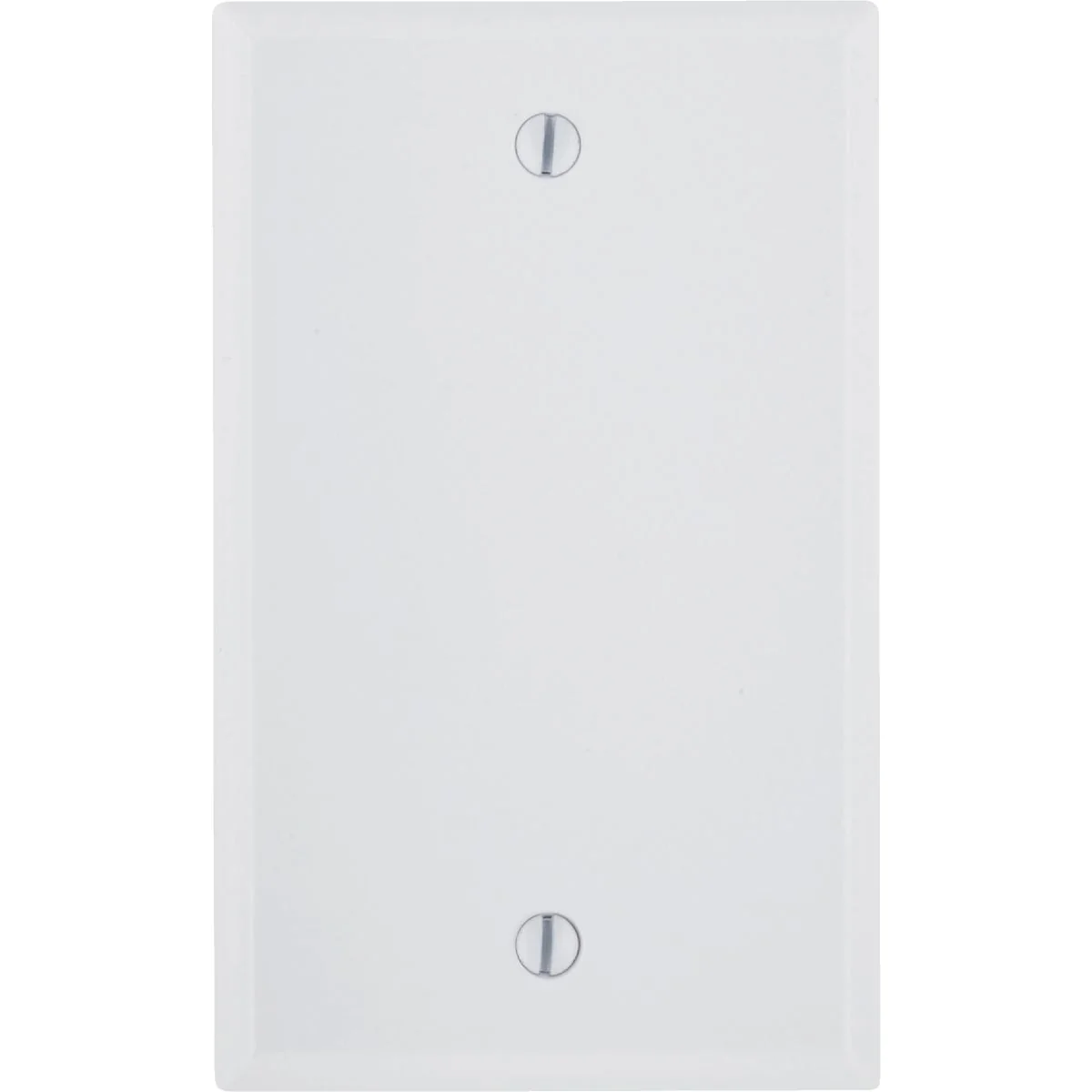 Detailed Leviton 1-Gang Standard Thermoset Blank Wall Plate White Trendy