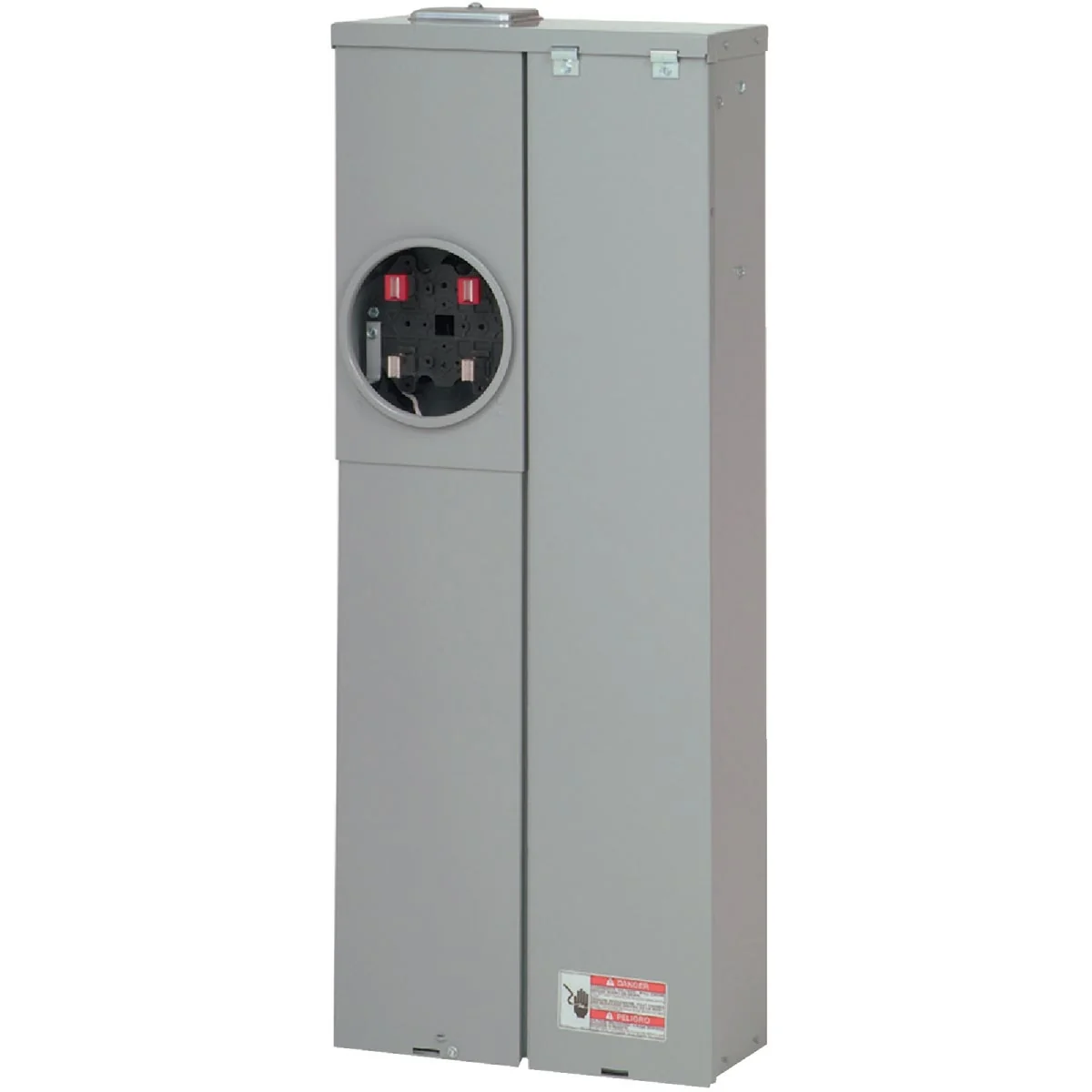Reliable Eaton BR BD 200A 20-Space 40-Pole Raintight Meter Breaker Panel Minimalist