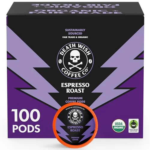 Relaxed Espresso Roast Single Serve Pods 100 Count Lightweight