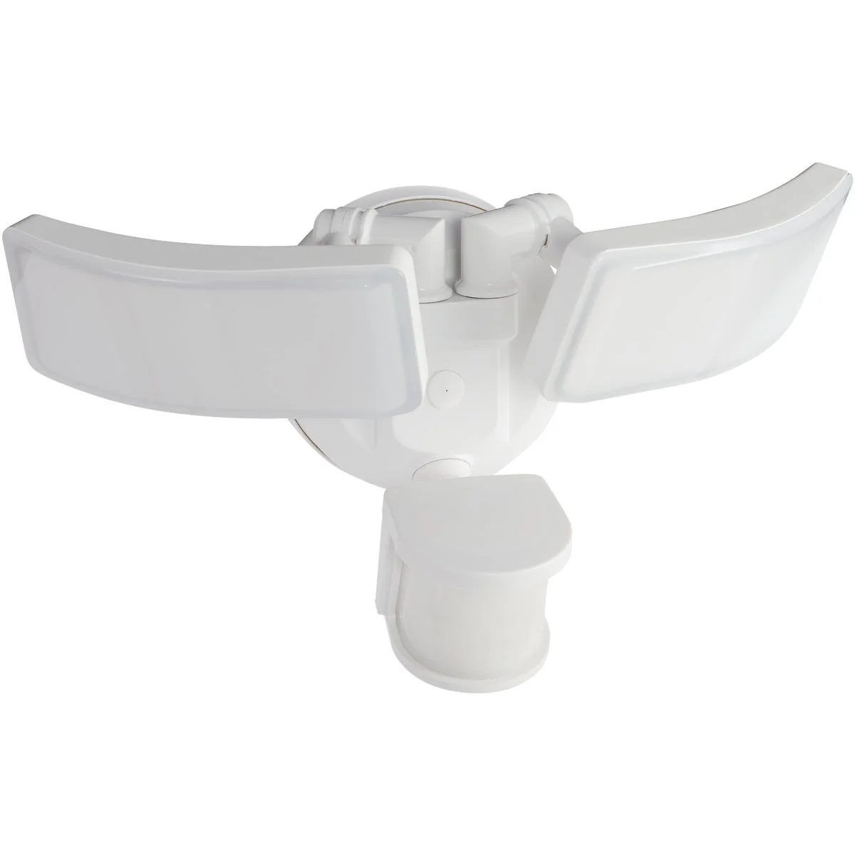 World-Class White Motion Sensing Twin Swivel Head LED Floodlight Fixture Selected