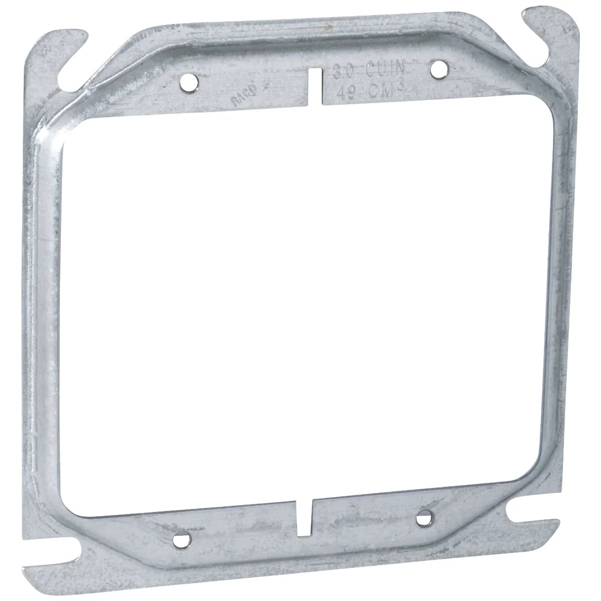 Detailed Raco 2-Device Combination 4 In. x 4 In. Square Raised Cover Genuine