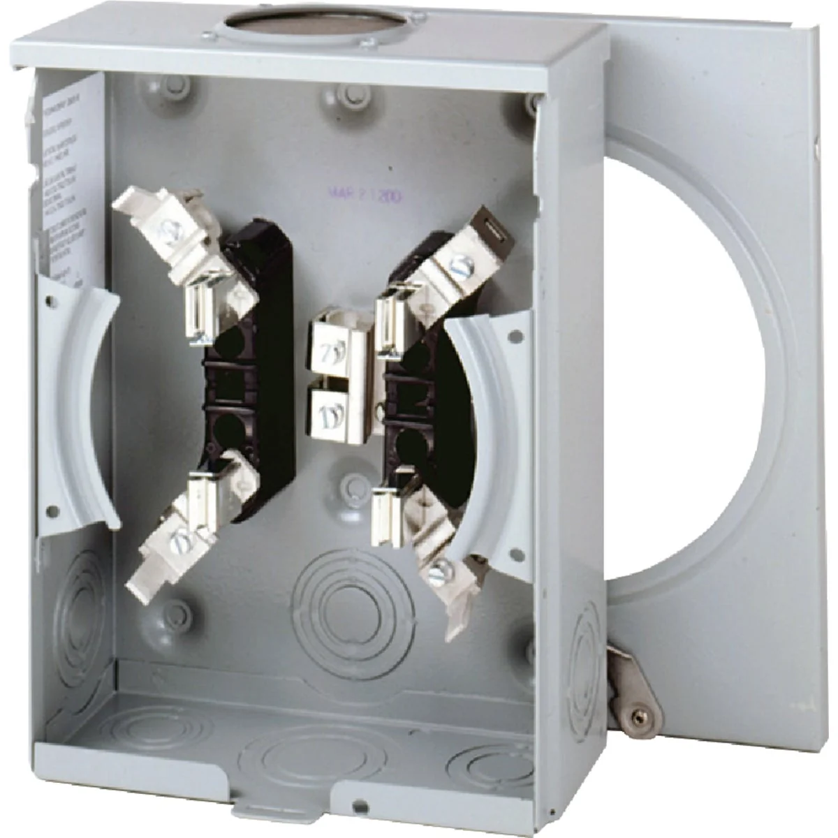 Responsible Eaton 100A 600V 4-Jaw Meter Socket with Horn Bypass Trusted