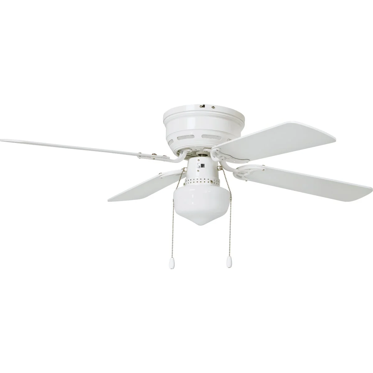 Crafted Home Impressions 42 In. White Ceiling Fan with Light Kit Refined