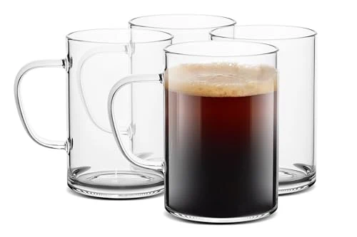 Advanced Glass Coffee Mugs 16 Fl Oz Practical