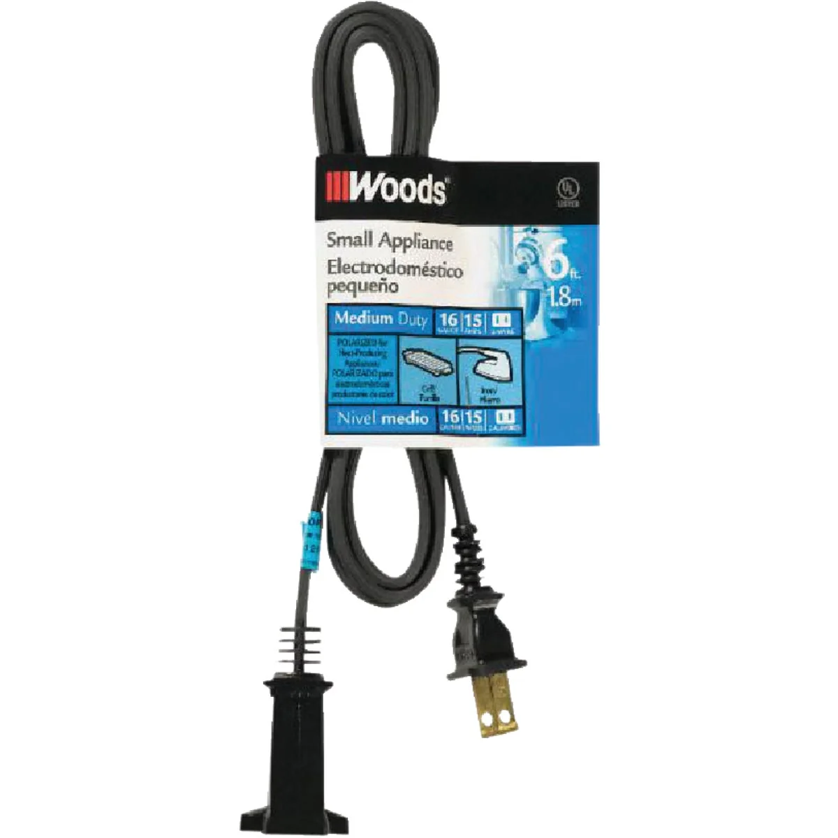 Fashionable Woods 6 Ft. 16 2 15A Heater Appliance Cord Original Design