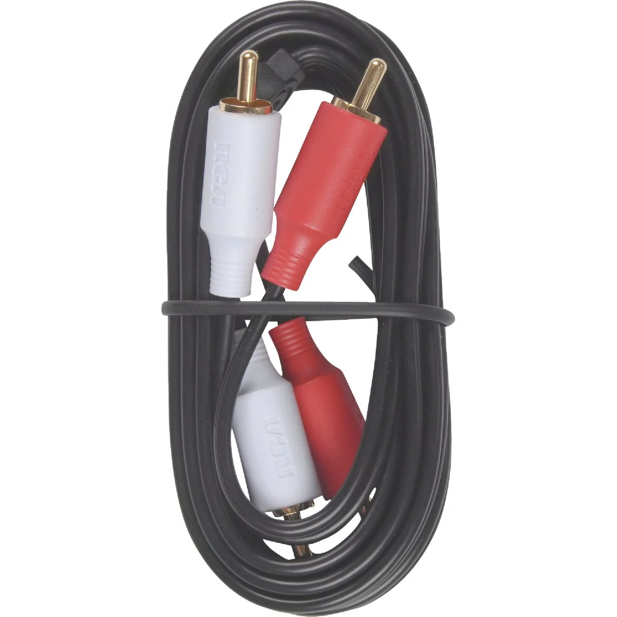 Casual RCA 6 Ft. Black Stereo Audio Cable Clean