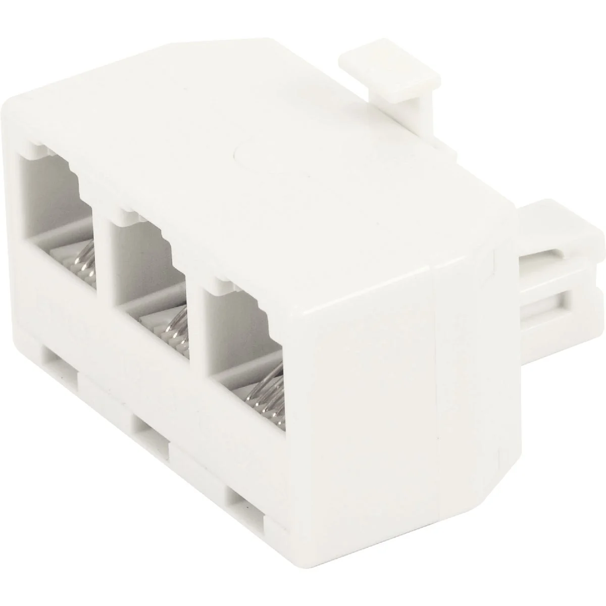 Trusted RCA White 3-Line Phone Splitter Versatile