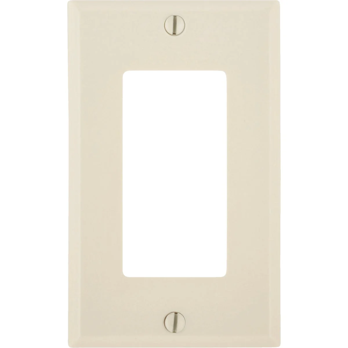 Stylish Leviton Decora 1-Gang Smooth Plastic Rocker Decorator Wall Plate Light Almond Elite