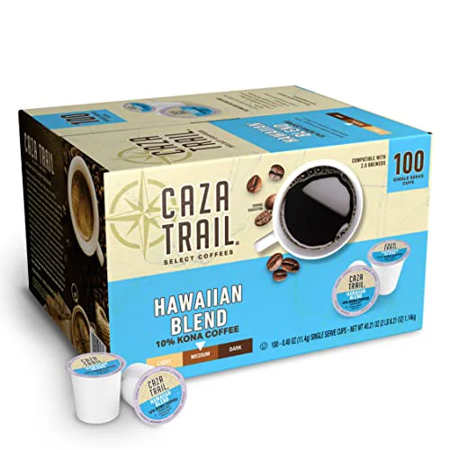 Natural Coffee Kona Blend 100 Count Trendy
