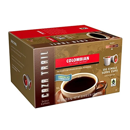 User-Friendly Coffee Pods Colombian 100 Count Versatile
