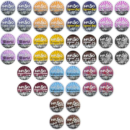 Organic Coffee Pods Variety Pack 48 Count Natural