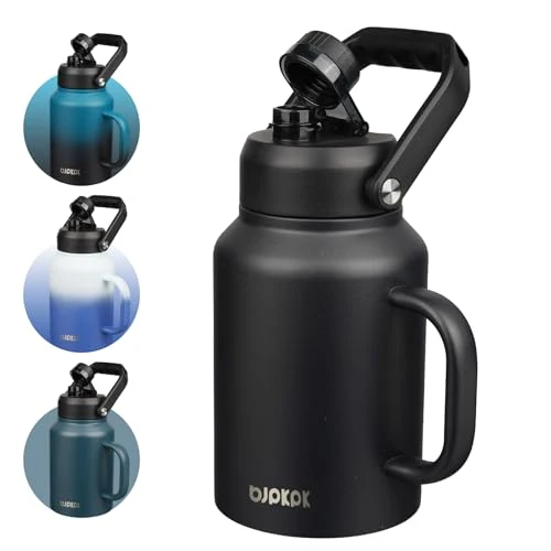 Organic 64oz Stainless Steel Water Bottle Unique