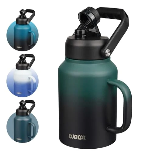 Functional 64oz Stainless Steel Water Bottle Elegant