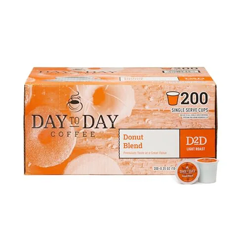 Certified Pods Donut Blend Medium Roast 200 Count Elegant
