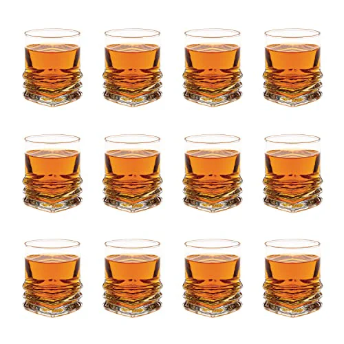 Authentic Shot Glasses 2.75 Ounce Shot Glass Set of 12 Small Liquor and Spirit Glasses 12 Count Breathable
