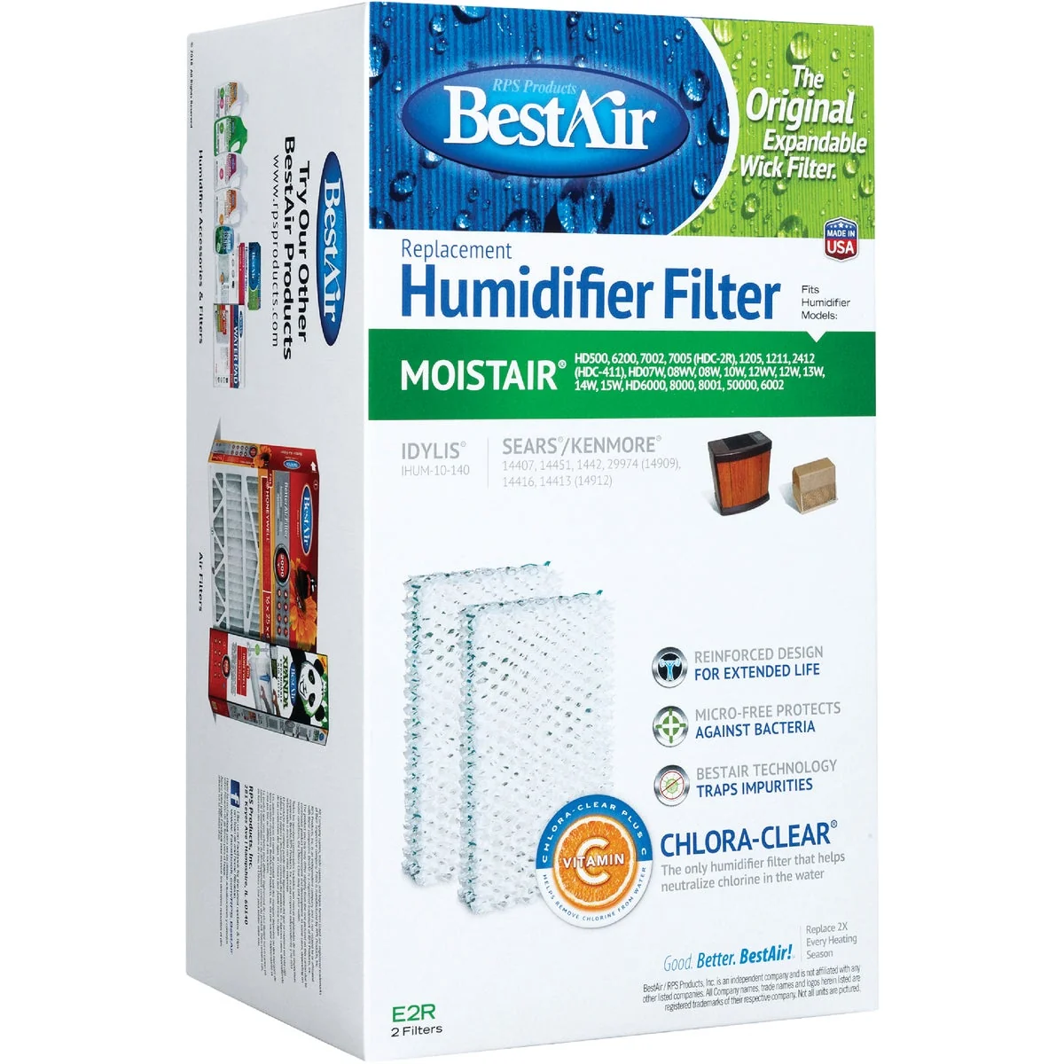 Luxury Air MoistAir Floor Humidifier Wick Filter Minimalist