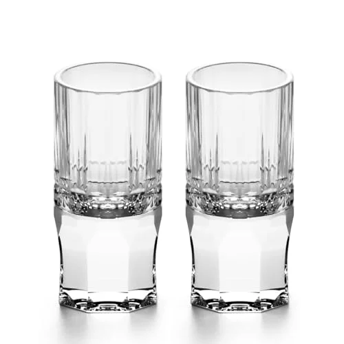 Refined Crystal Shot Glasses Set of 2 2 Count Authentic