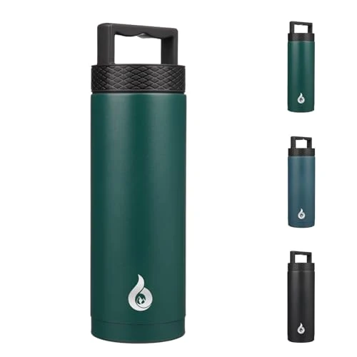 Convenient 18oz Insulated Water Bottle Stainless Steel Water Bottle with Handle Easy-to-Use