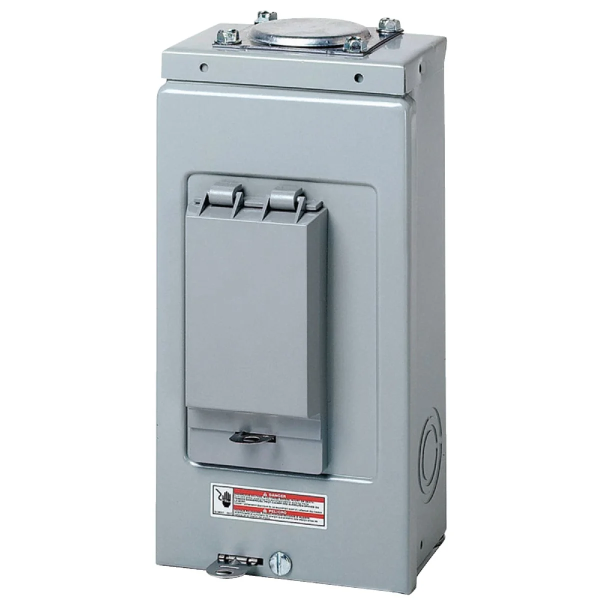 Specialty Eaton BR 70A 2-Space 4-Pole Rainproof Main Lug Load Center Traditional