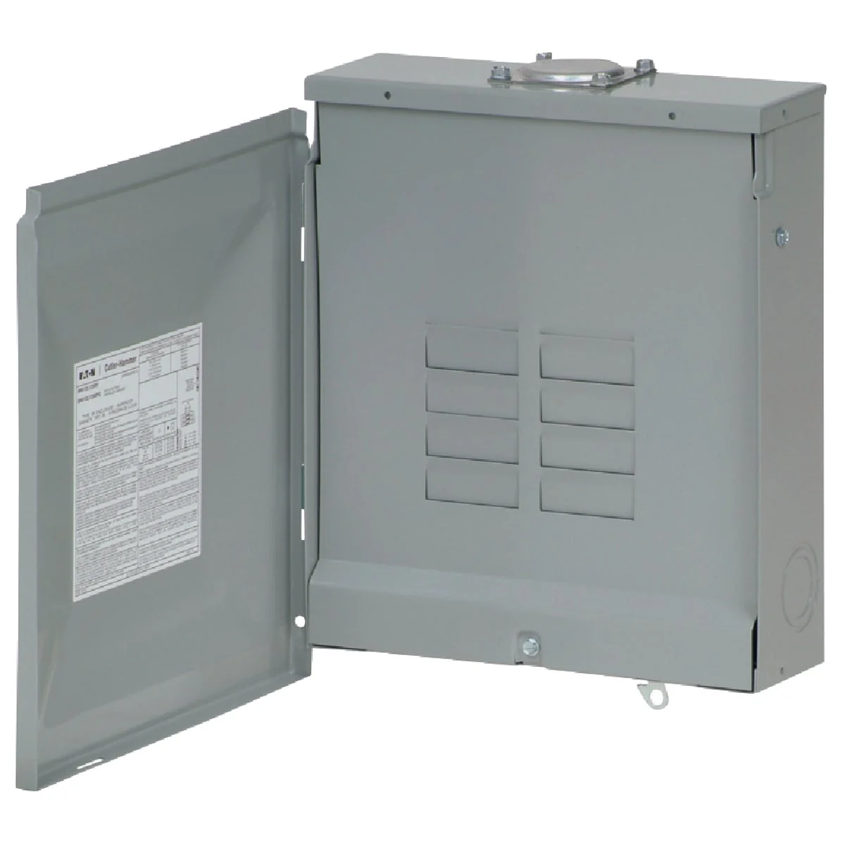 Comfortable Eaton BR 125A 6-Space 12-Pole Rainproof Main Lug Load Center Enhanced