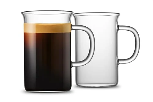 Innovative Glass Coffee Mugs 2 Count Professional