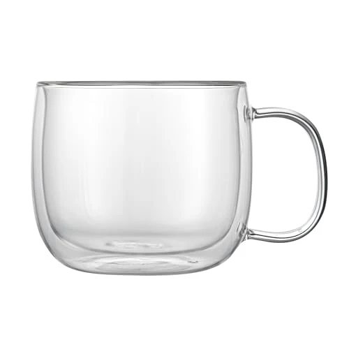 Healthy Forma Professional 16.9 Ounce Double Wall Coffee Mugs 2 Count High-Grade
