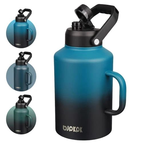 Modern 128oz Stainless Steel Water Bottle Green