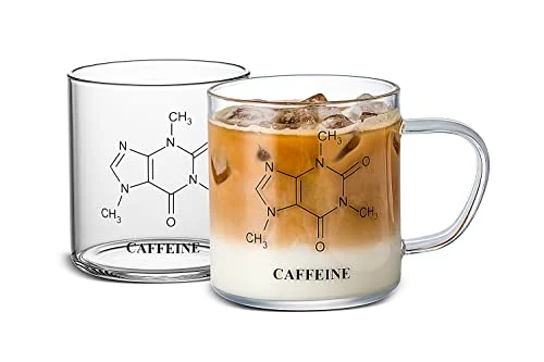 Versatile Glass Coffee Mugs 2 Count Easy-to-Use