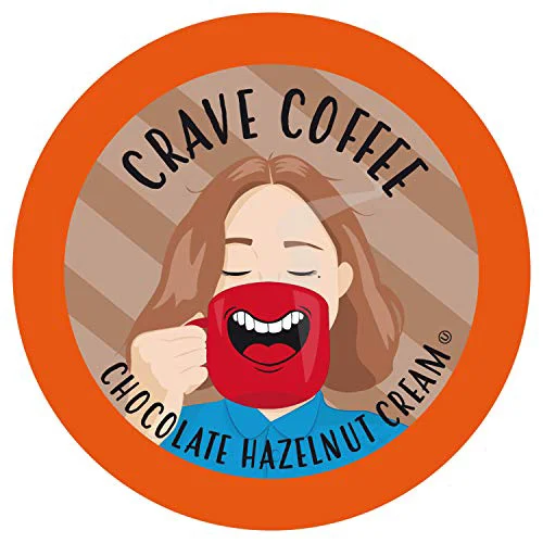Pure Chocolate Hazelnut Creme Coffee Pods for Keurig K Cup Brewers 40 Count User-Friendly