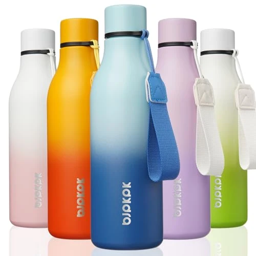 Carefully Designed 18oz Insulated Water Bottle Secure