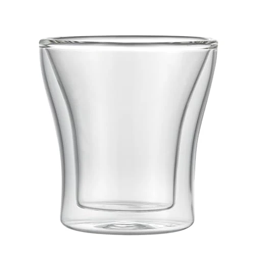 Responsible Espresso Shot Glasses 12 Case 3.38 Ounce Double Wall Insulated Borosilicate Glass Clear For Hot And Cold Beverages 12 Count Secure