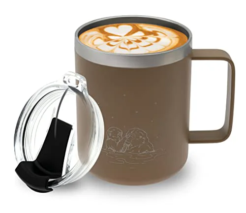 High-Grade 12 oz Insulated Coffee Mug with Handle Lid Innovative