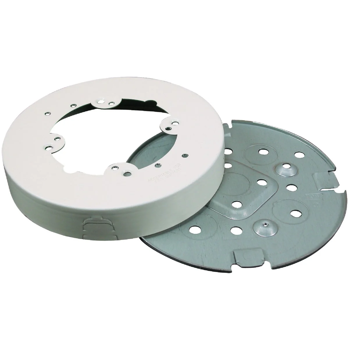 User-Friendly Wiremold Ivory Round Fixture Box Specialty