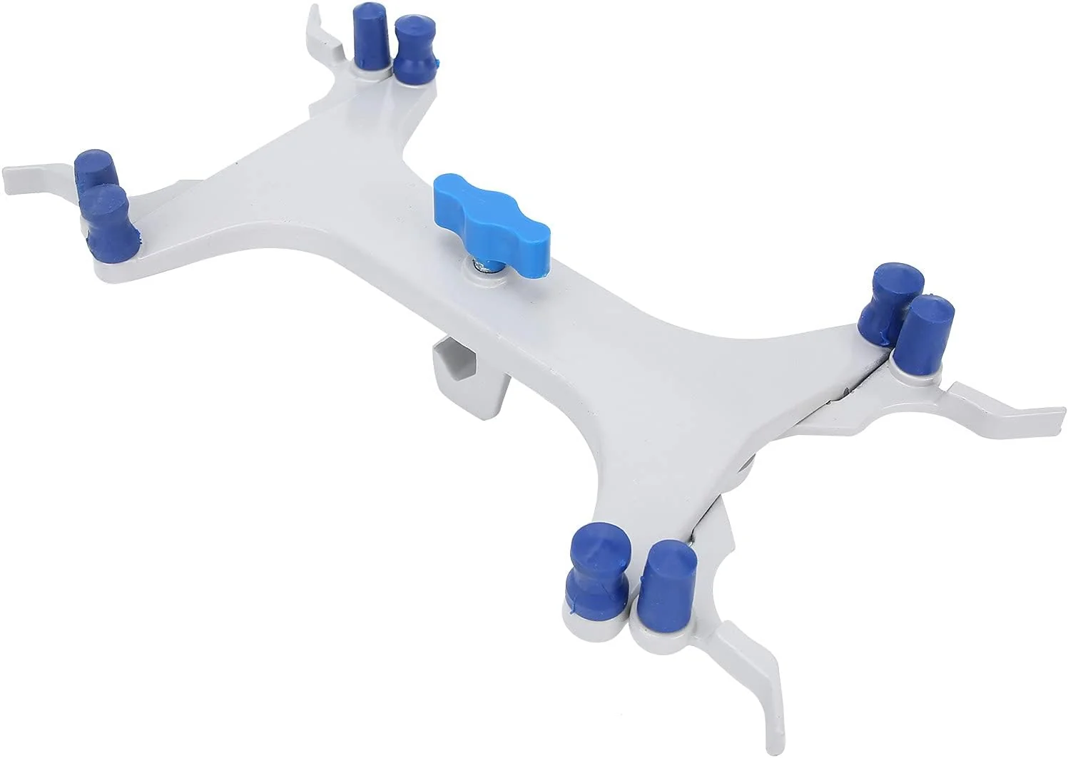 Smooth Aluminum Burette Clamp Accessory Dual Burette Aluminum Rubber Clip Holder Burette Clip Titration Stand Accessories Aluminum Butterfly Clip Titration Clip Buret Clamp Smart