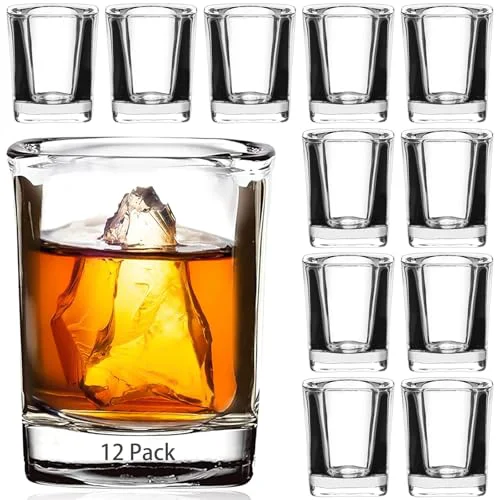 Premium Material 12pack 2oz Shot Glasses 12 Count Crafted