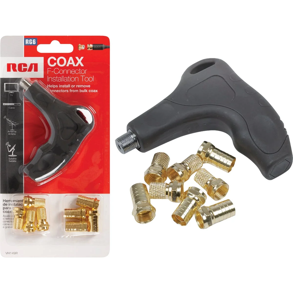 Classic RCA 7.8 In. Plastic F-Connector Installation Tool Carefully Designed