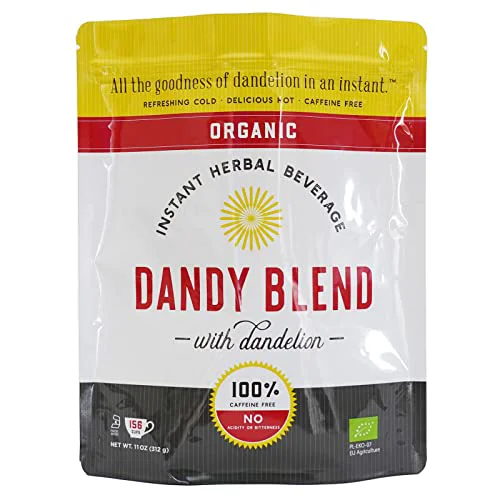 World-Class 156 Cup Bag of Organic Dandy Blend Instant Herbal Beverage with Dandelion 11 Ounce Expertly Made