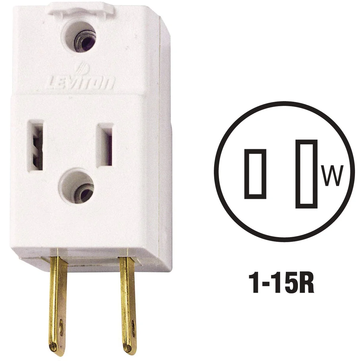 Responsible Leviton White 15A 3-Outlet Cube Tap Fast