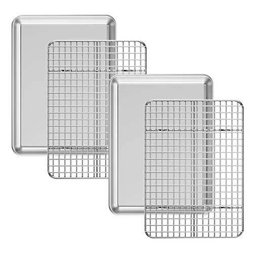 Crafted Baking Sheet with Cooling Rack Set 2 Sheets 2 Racks Luxury