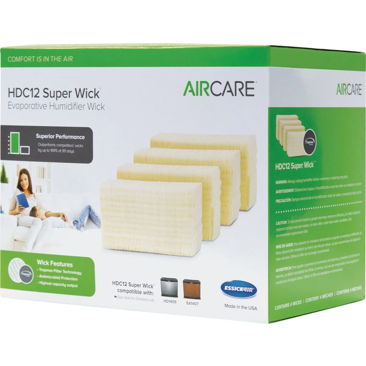 Natural Essick Air HDC12 Humidifier Wick Filter 4-Pack Fashionable