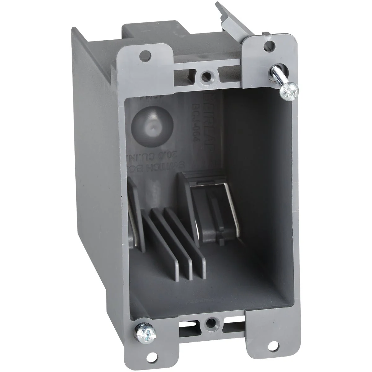 Exclusive 1-Gang PVC Molded Old Work Wall Electrical Box 20 Cu. In. Outstanding