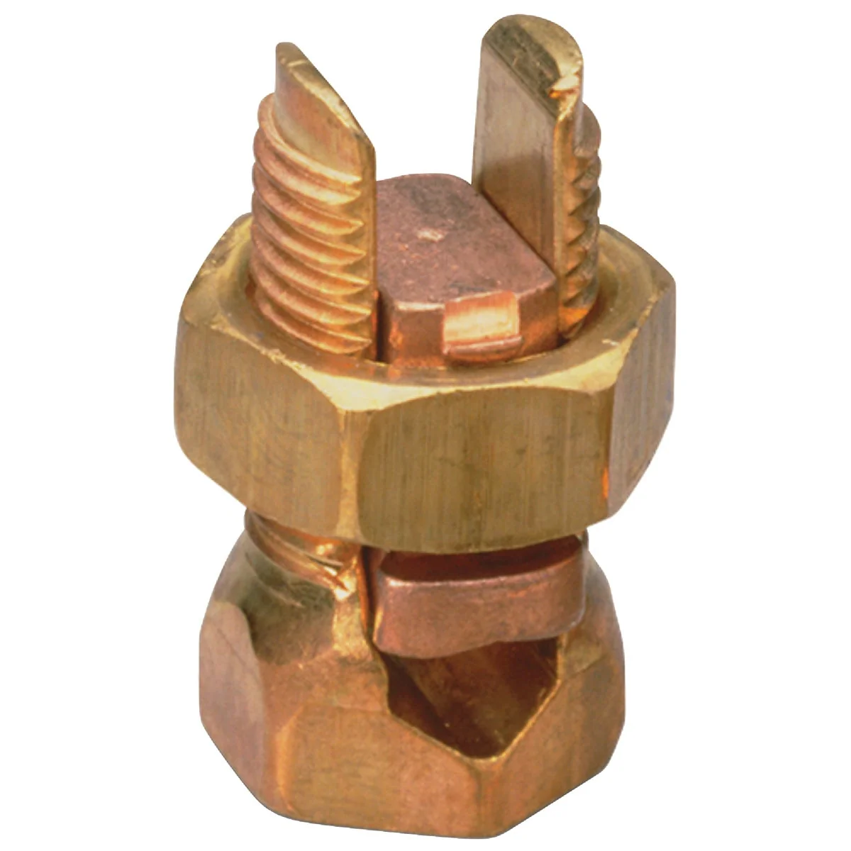 Superior Gardner Bender 10 AWG Stranded 10 to 8 AWG Solid Copper Alloy Split Bolt Connector 2-Pack Lightweight