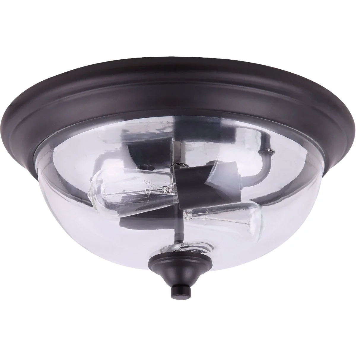Fine Crafted Home Impressions 13.75 In. Oil Rubbed Bronze Flush Mount Ceiling Light Fixture Quality