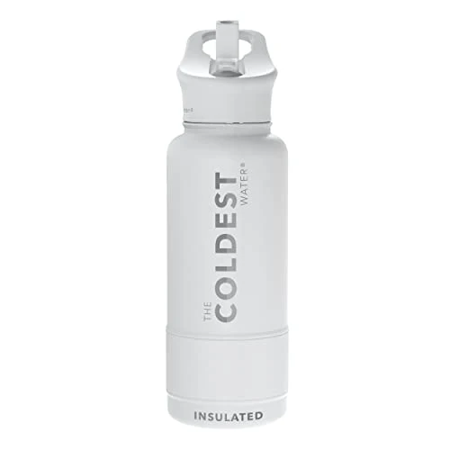 High-End Coldest Insulated Water Bottle with Straw Lid Detailed