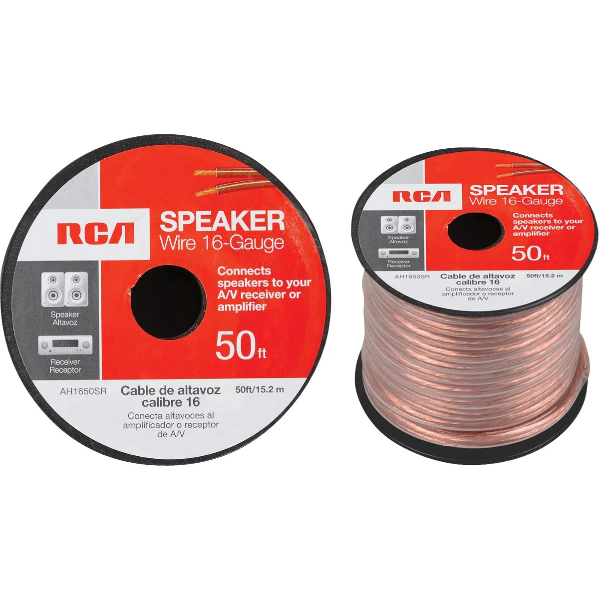Dependable RCA 50 Ft. 16-2 Stranded Speaker Wire Minimalist
